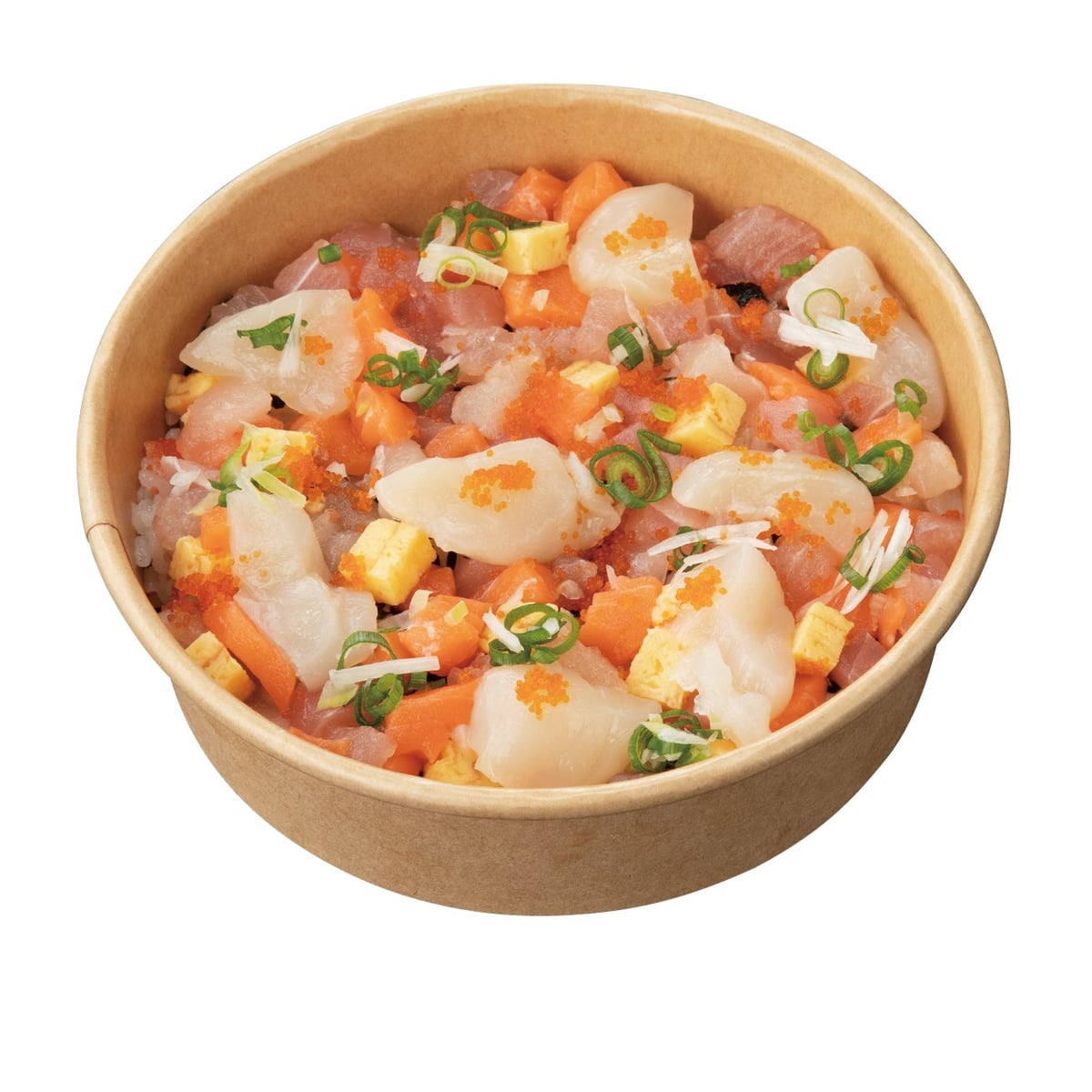 Seafood Bara Chirashi Don with Hokkaido Scallops — ¥754 (tax included)
