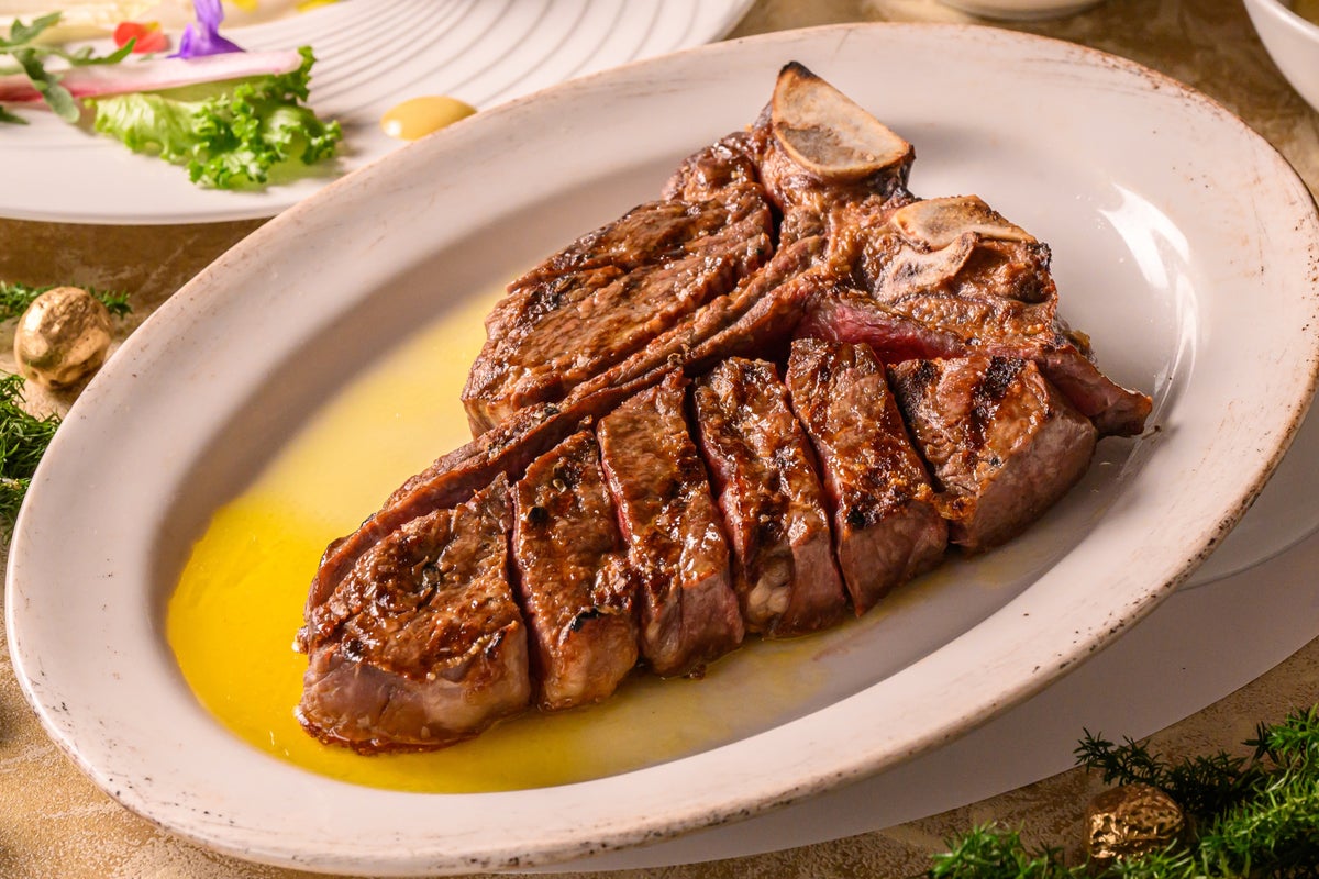 USDA Prime aged T-bone steak