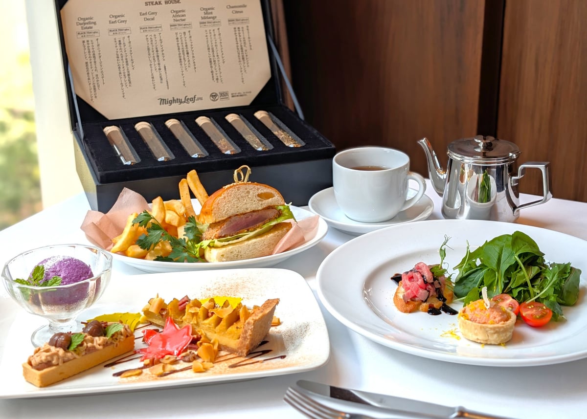 Benjamin Steakhouse Osaka Launches Autumn Afternoon Tea Featuring Koichi Katsuo Burger October 3
