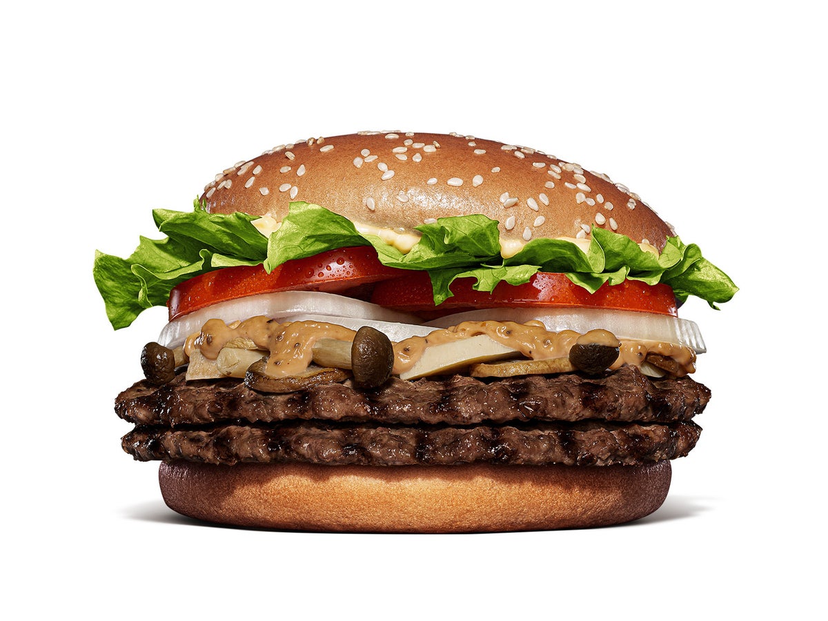 Product: Double Mushroom Whopper® released on September 18, 2026 — ¥1,440 (tax included) for single, ¥1,740 (tax included) for set.