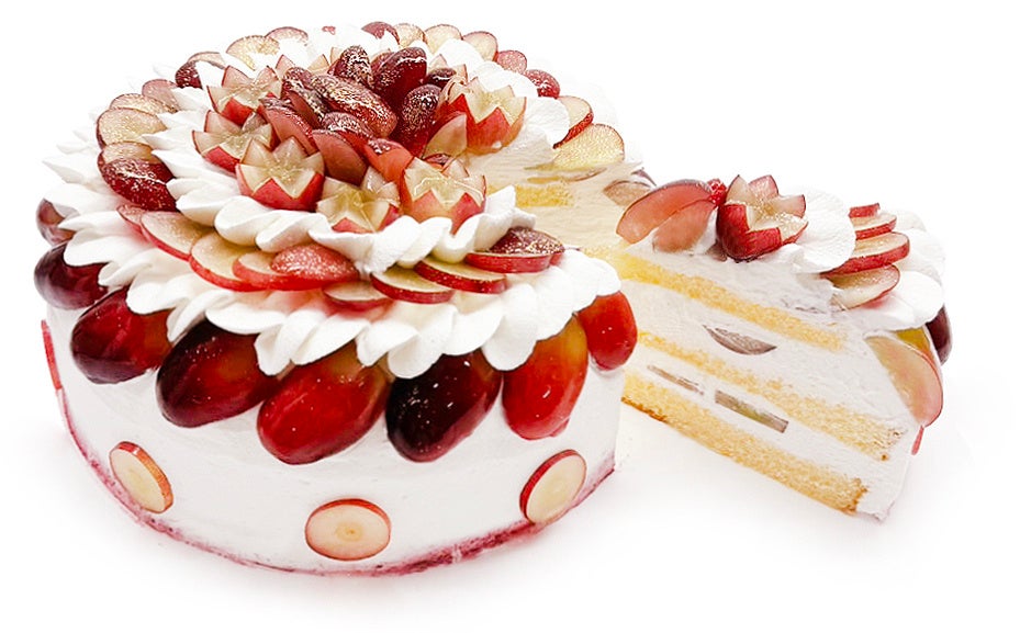 Limited to Utsunomiya FKD Interpark store: Shimane Prefecture grapes 'Kohaku' shortcake