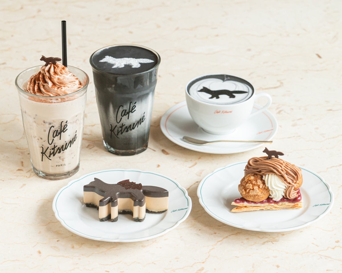 Seasonal menu available at Aoyama store.