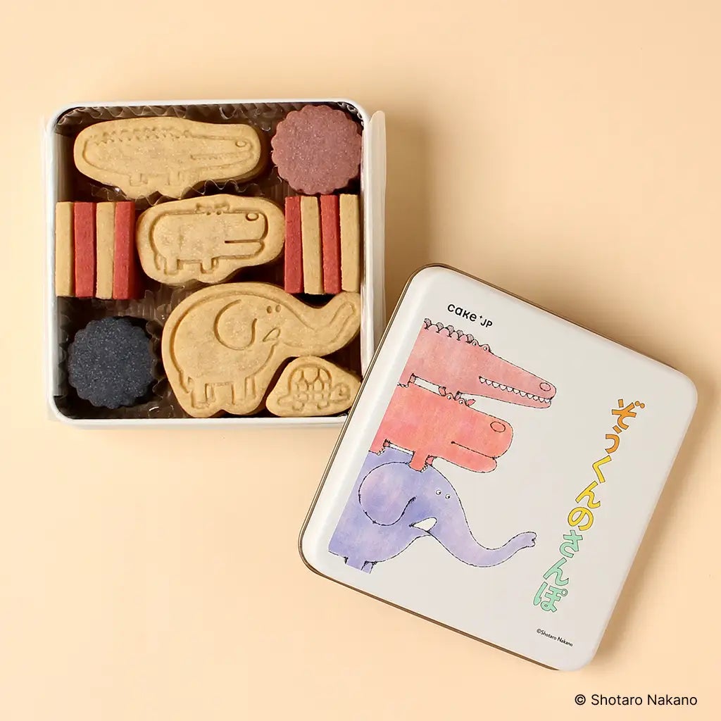 Picture-Book Collab Cookie Tins by Cake.jp Arrive in Hiroshima