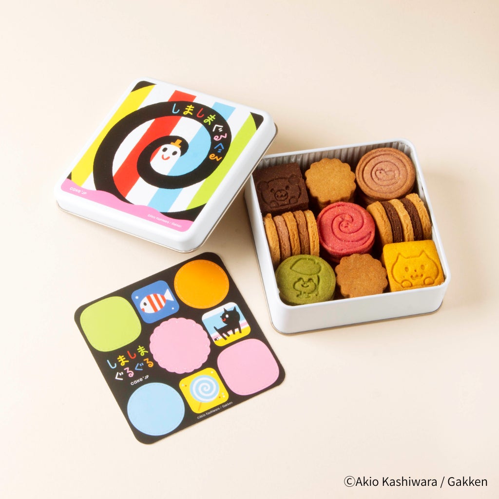 Picture-Book Collab Cookie Tins by Cake.jp Arrive in Hiroshima