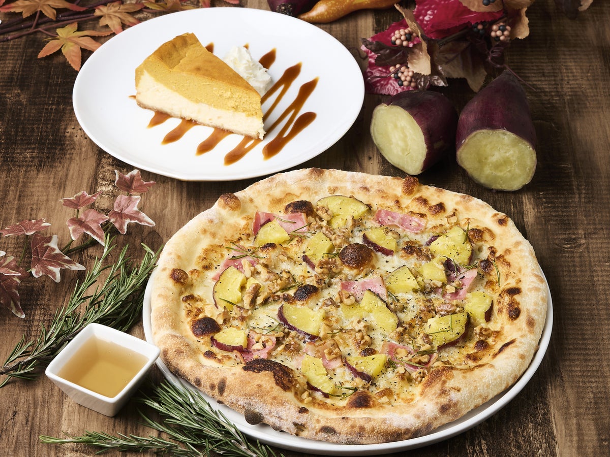 Seasonal California Harvest Table at California Pizza Kitchen in Kawasaki