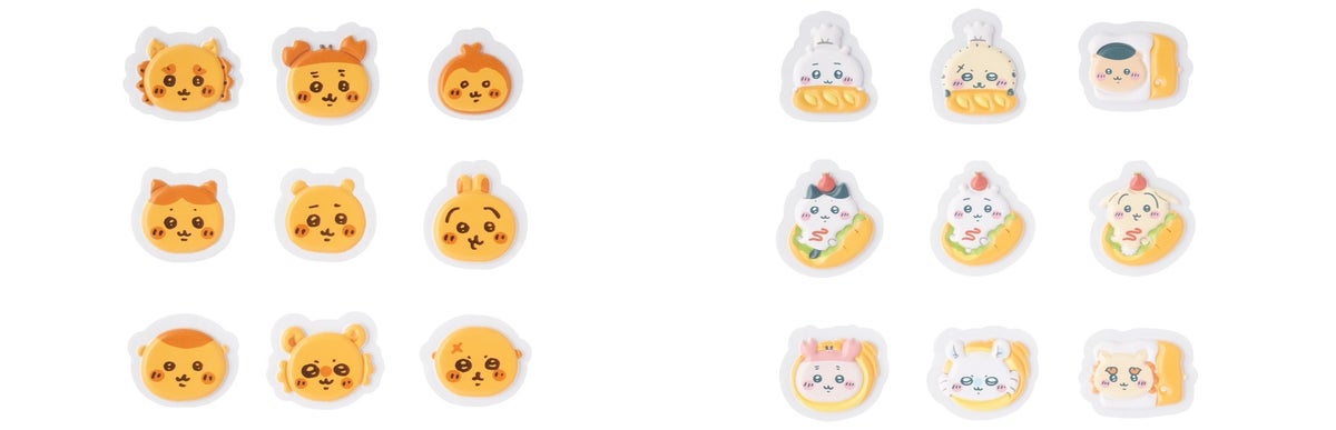 Mochi-flake stickers (Little Bread Friends, Various Bread Friends) — ¥550 (tax included)
