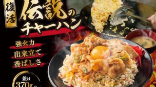 ¥930 Fried Rice Becomes a Regular at Densetsu no Sutadonya in Japan October 1