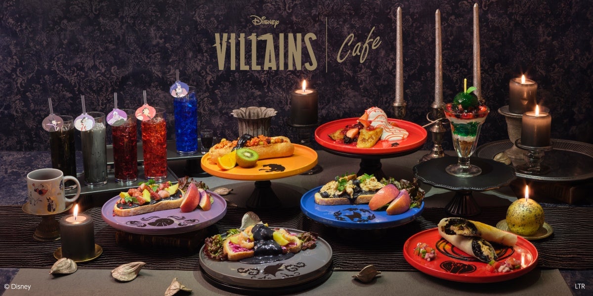 Disney Villains OH MY CAFE Opens in Omotesando Tokyo with Spooky Halloween Menu