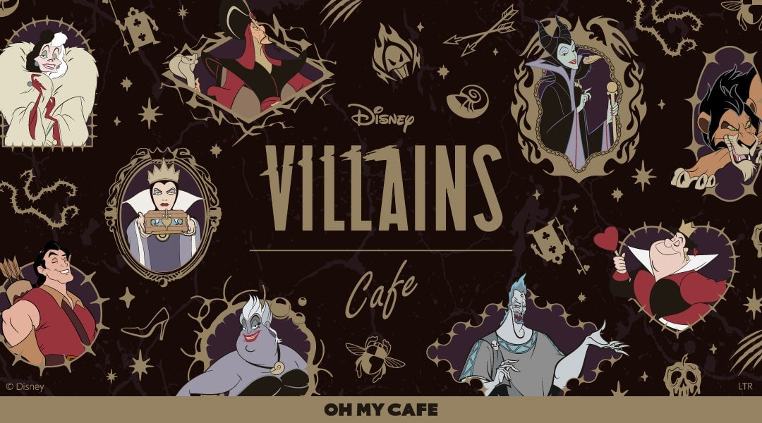 Disney Villains OH MY CAFE Opens in Omotesando Tokyo with Spooky Halloween Menu