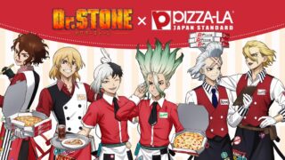 Dr.STONE x PIZZA-LA Collab Pizza Arrives in Tokyo with Anime Goods from October 1