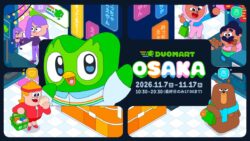 duolingo duomart osaka lucua pop up store 01