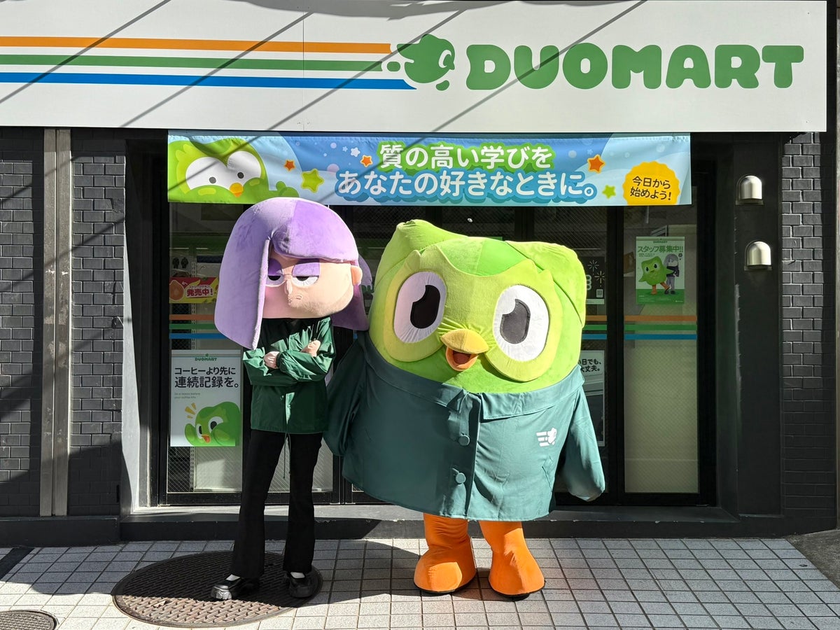 Duolingo's DUOMART OSAKA Debuts in Osaka, Japan