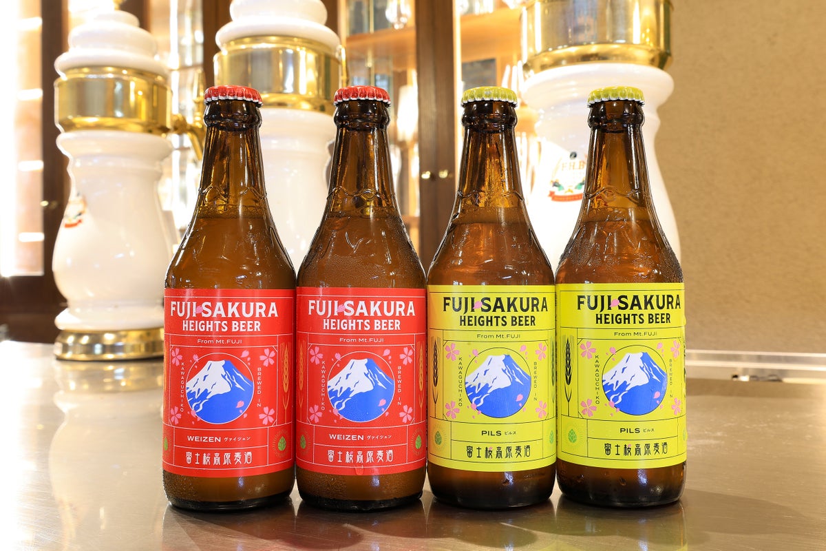 Fuji Sakura Kogen Beer can be stored at room temperature, including filtered Weizen and filtered Pilsner.