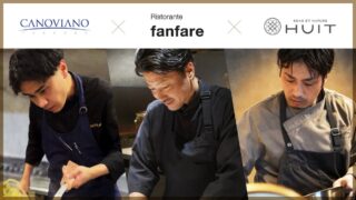 Fukuoka Collab: CANOVIANO, fanfare & HUIT Offer a ¥20,000 Course
