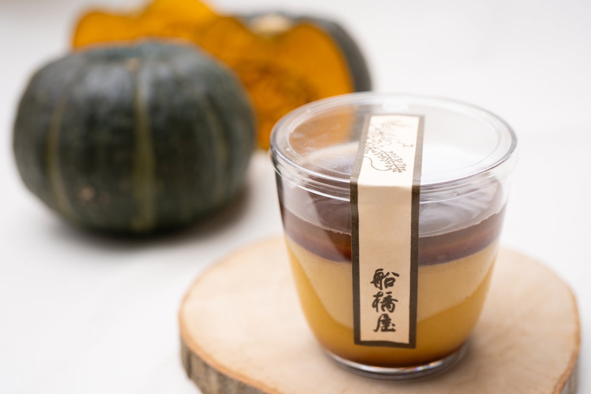 Funabashiya Koyomi Unveils Pumpkin Kuzumochi Pudding in Tokyo From October 2