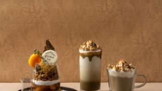 Autumn Hojicha Parfait & Sesame Latte at goma to, Tokyo — From Oct 1