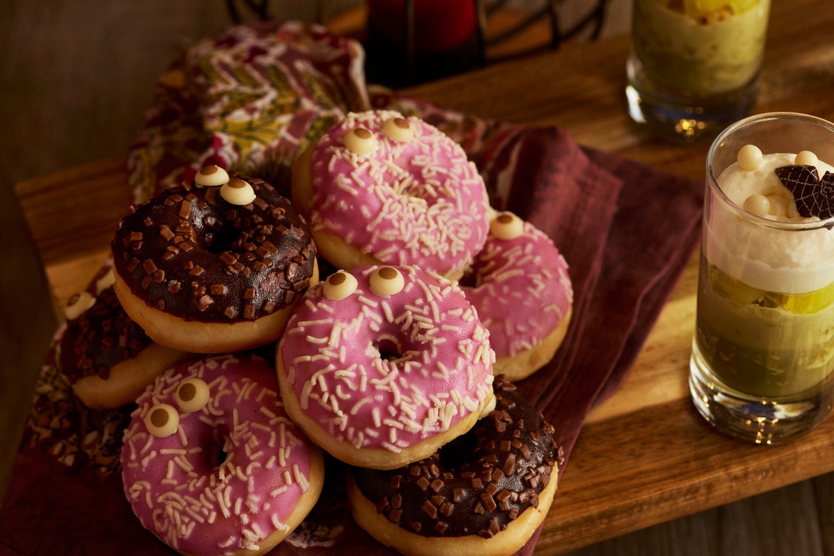 Monster Chocolate and Strawberry Donuts