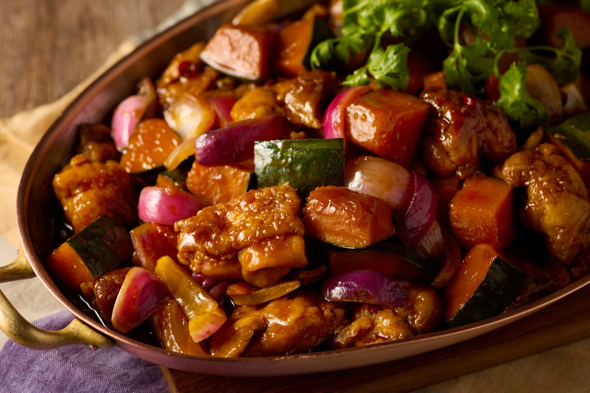 Indonesian-style Stewed Chicken and Pumpkin