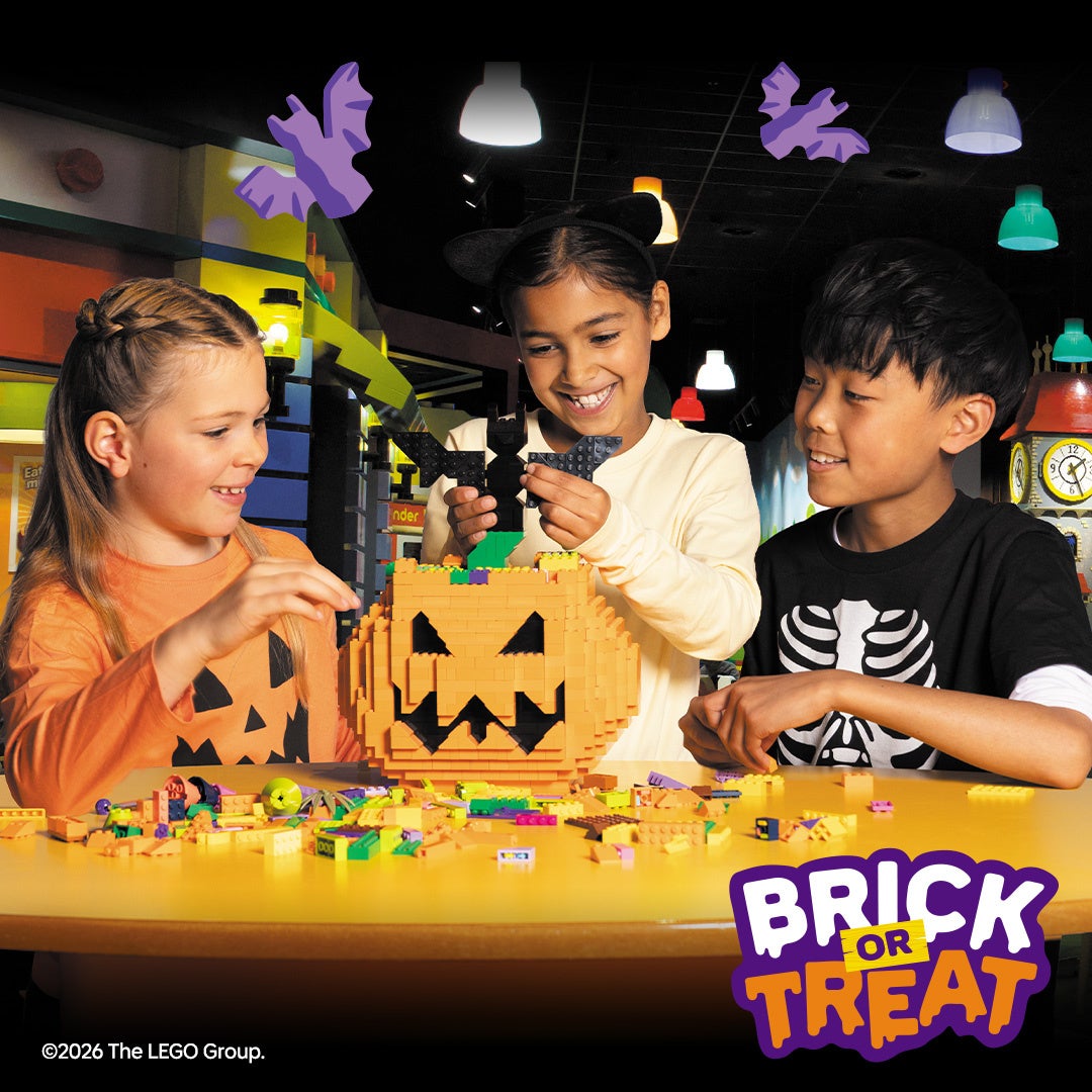 Halloween “Brick or Treat” at LEGO Discovery Center Tokyo and Osaka