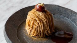 intersect by lexus tokyo seasonal mont blanc dessert set 01