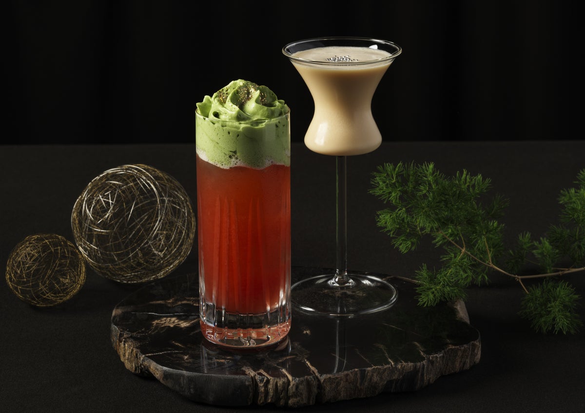 We offer limited-time Christmas-themed cocktails and mocktails to celebrate the season.