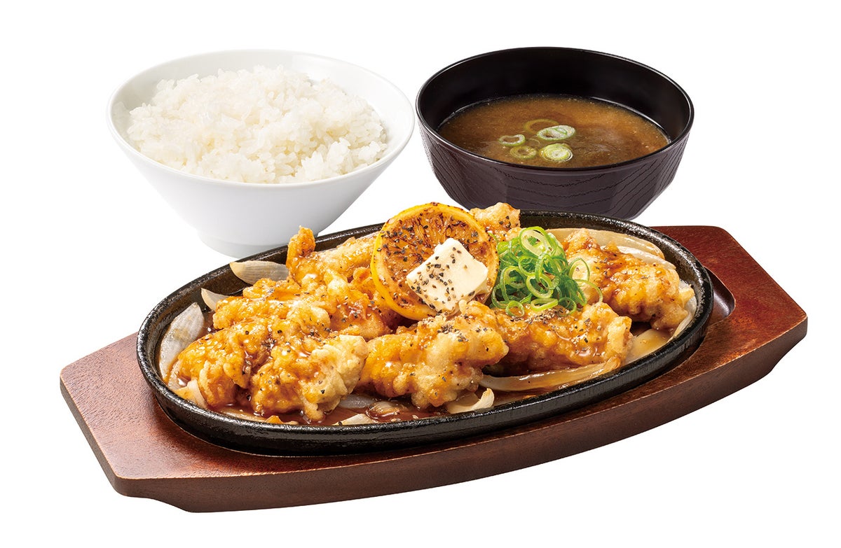 Karayama Launches Black Pepper Chicken Tempura Lemon Steak Set in Japan From September 25