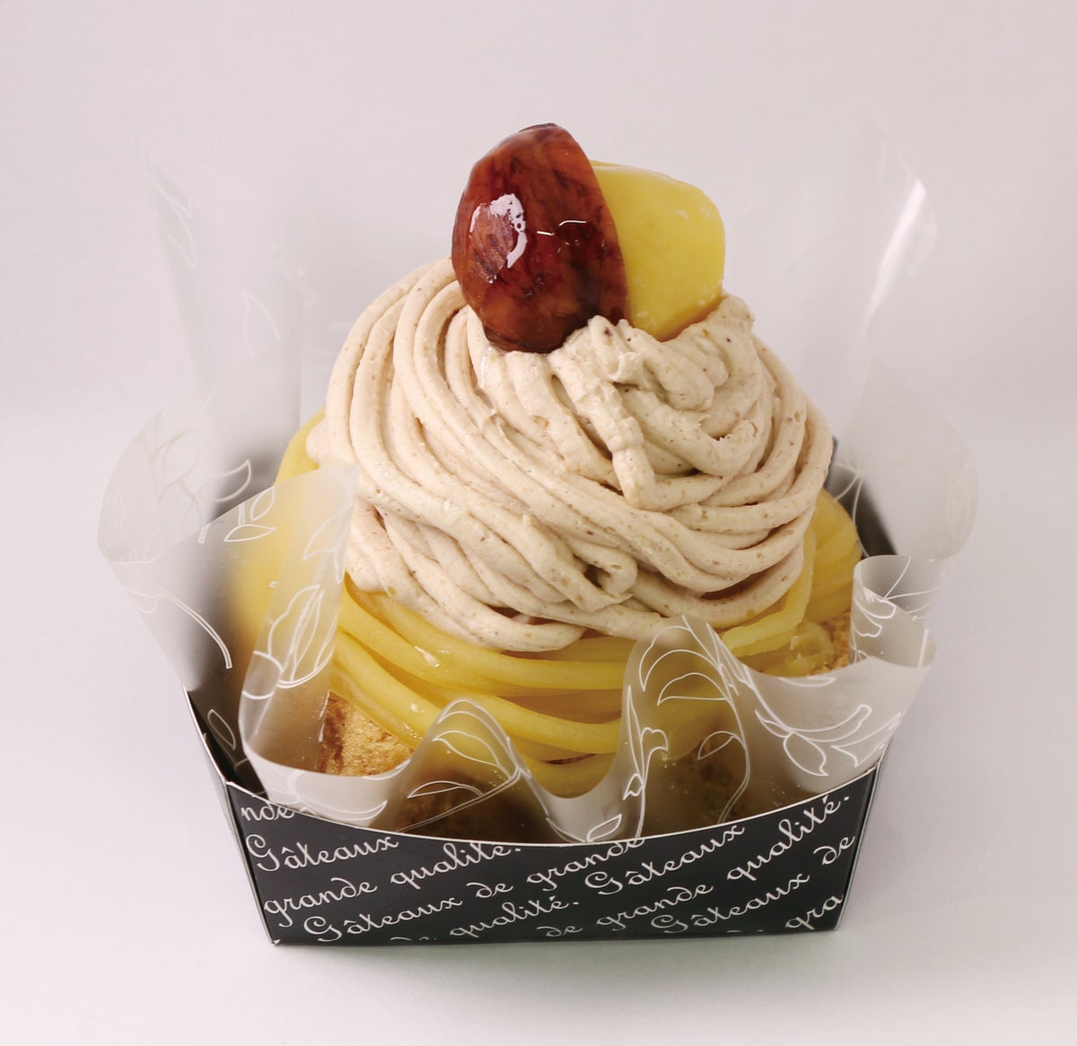 The Double Mont Blanc features two types of chestnut toppings!