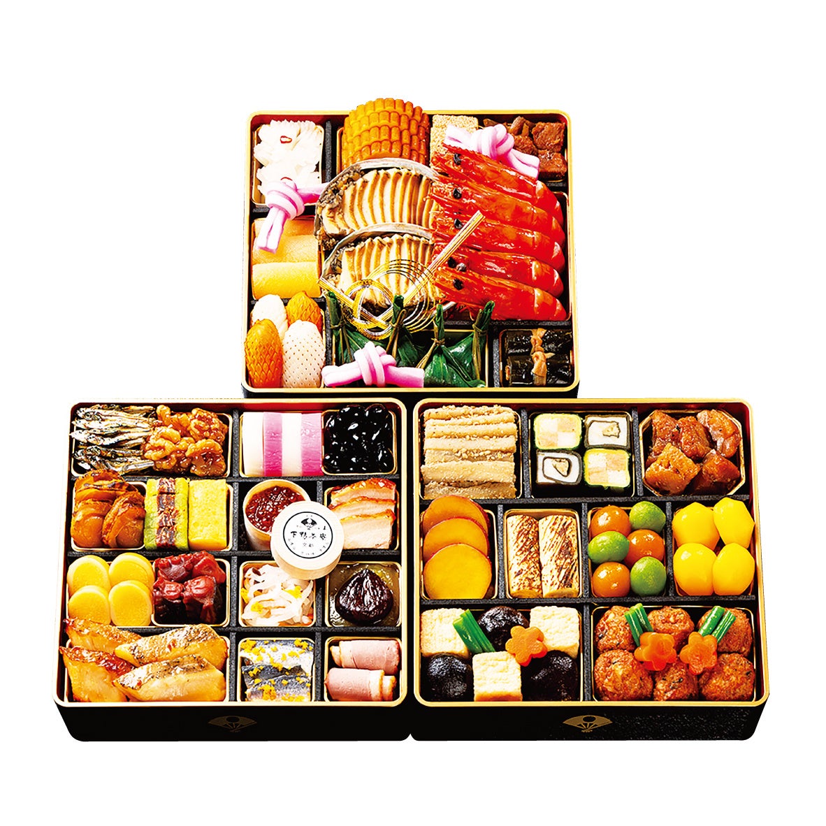 20. Kyoto Shimogamo Saryo supervised Japanese osechi three-tiered (4 servings)