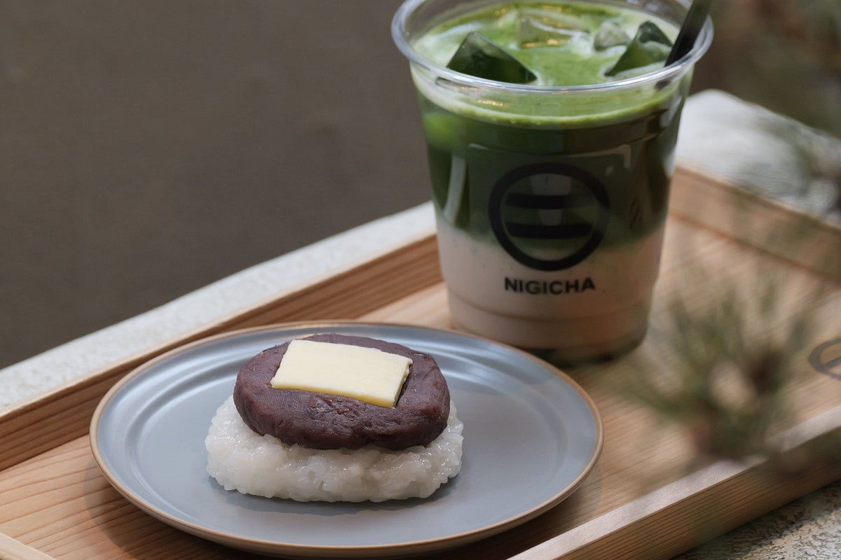 Released on September 1, 2026, 'Dainagon An Butter Ohagi'. NIGICHA presents onigiri-shaped ohagi as a new style of Japanese tea-friendly sweets.
