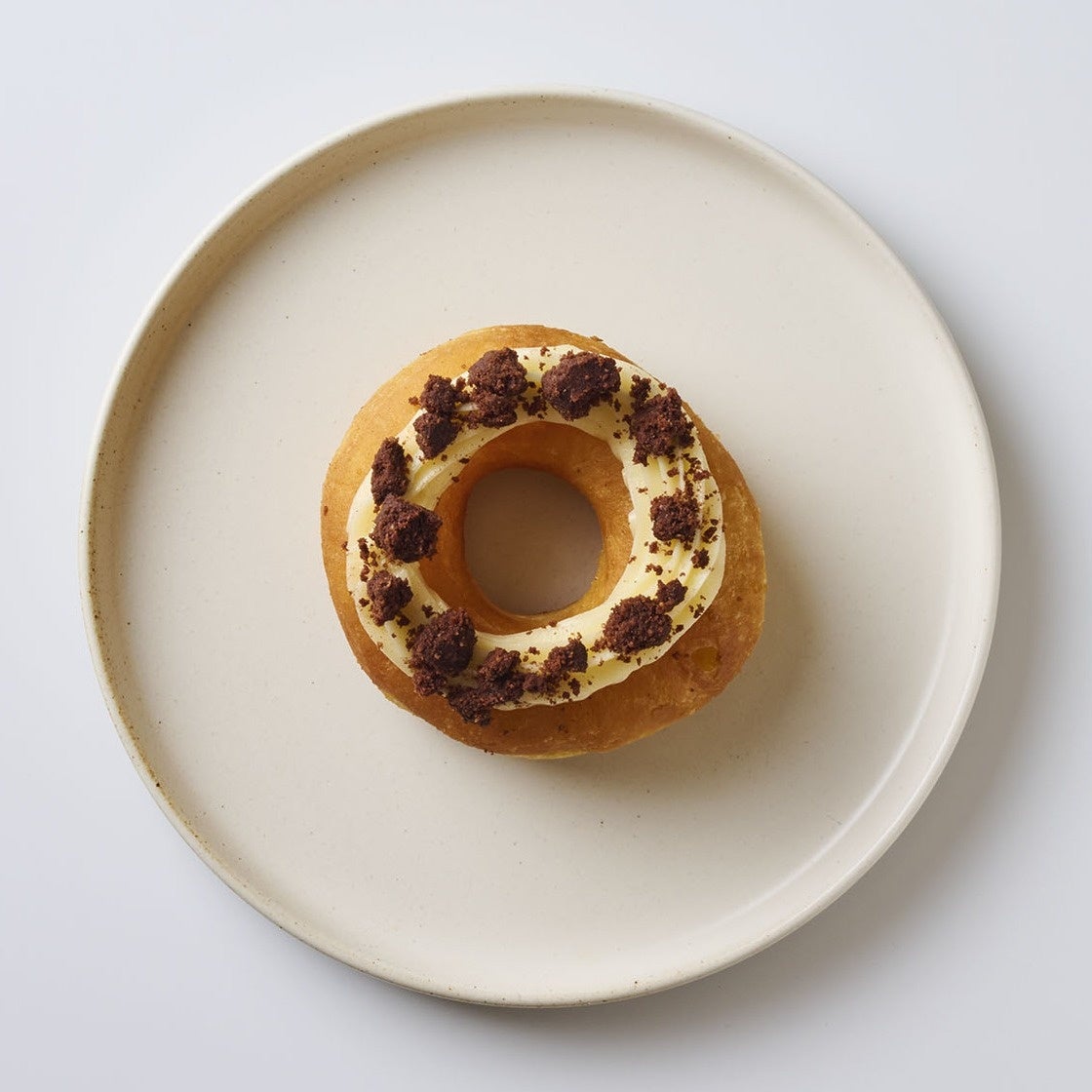 EAST | Cheese Cake — ¥400 (tax included) Fluffy dough layered with cheese-rich buttercream and crunchy crumble.