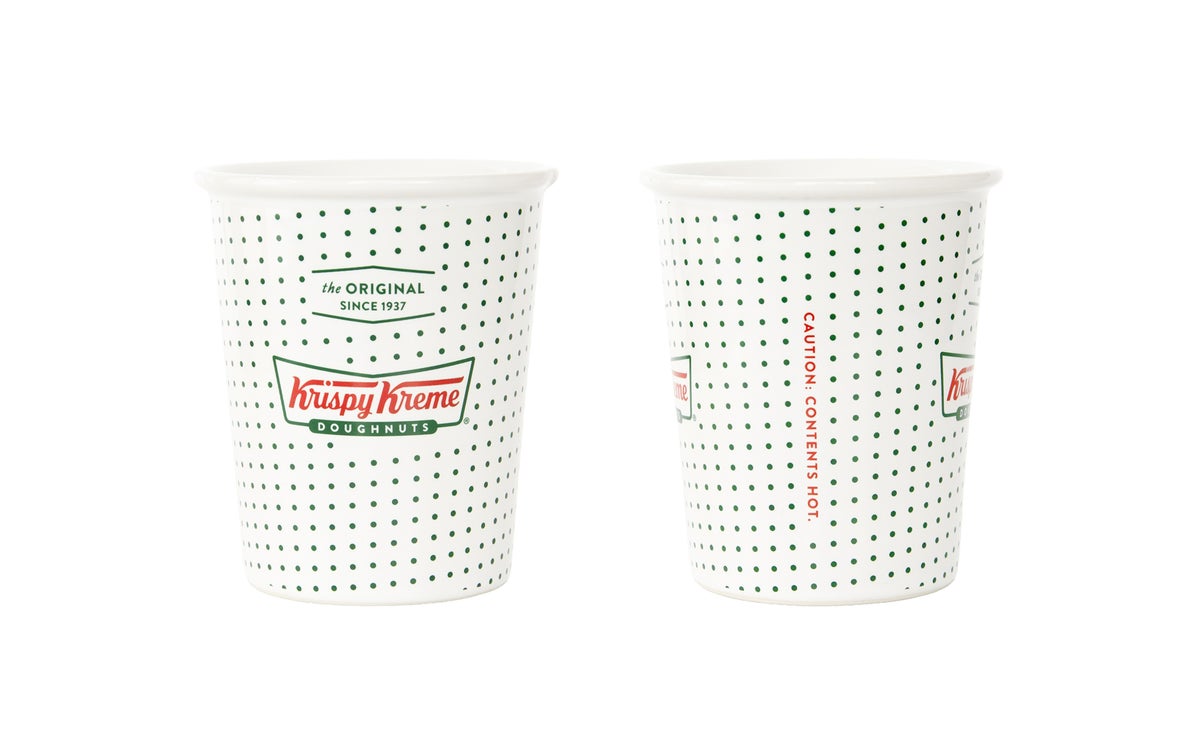 Reference information: Product details: 'Crispy Cream Coffee Cup' 【Sales period】 From Thursday, October 1, 2026, until sold out 【Price】 ¥1,760 (tax included) 【Stores】 Some Crispy Cream stores, excluding KKD stores and some retail stores and events. Please check the official website for details. 【Size】 Diameter: approx. 86mm, Height: approx. 100mm 【Material】 Mino ware The paper cup used in stores is now a ceramic cup. Enjoy with drip coffee and feel like you're at a Crispy Cream store at home!