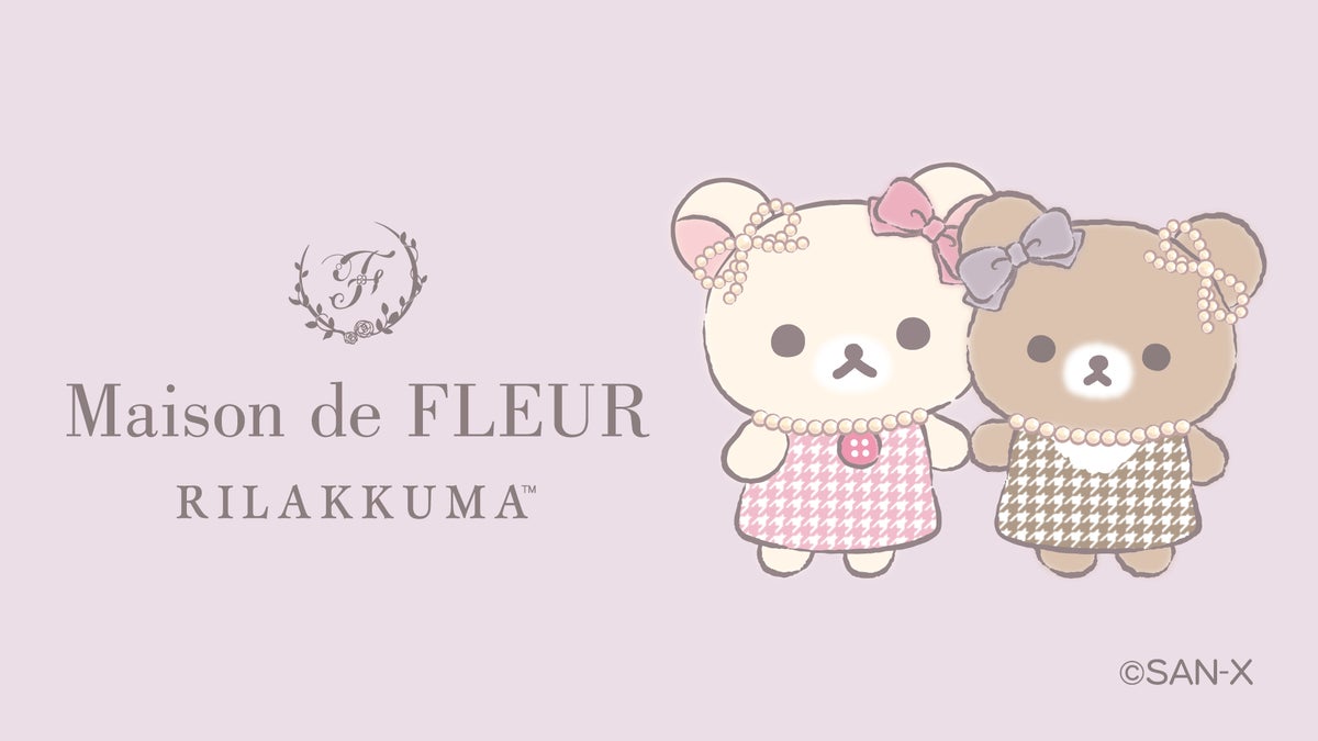 Maison de FLEUR x Rilakkuma Collab: Chairoikoguma Items Arrive in Japan