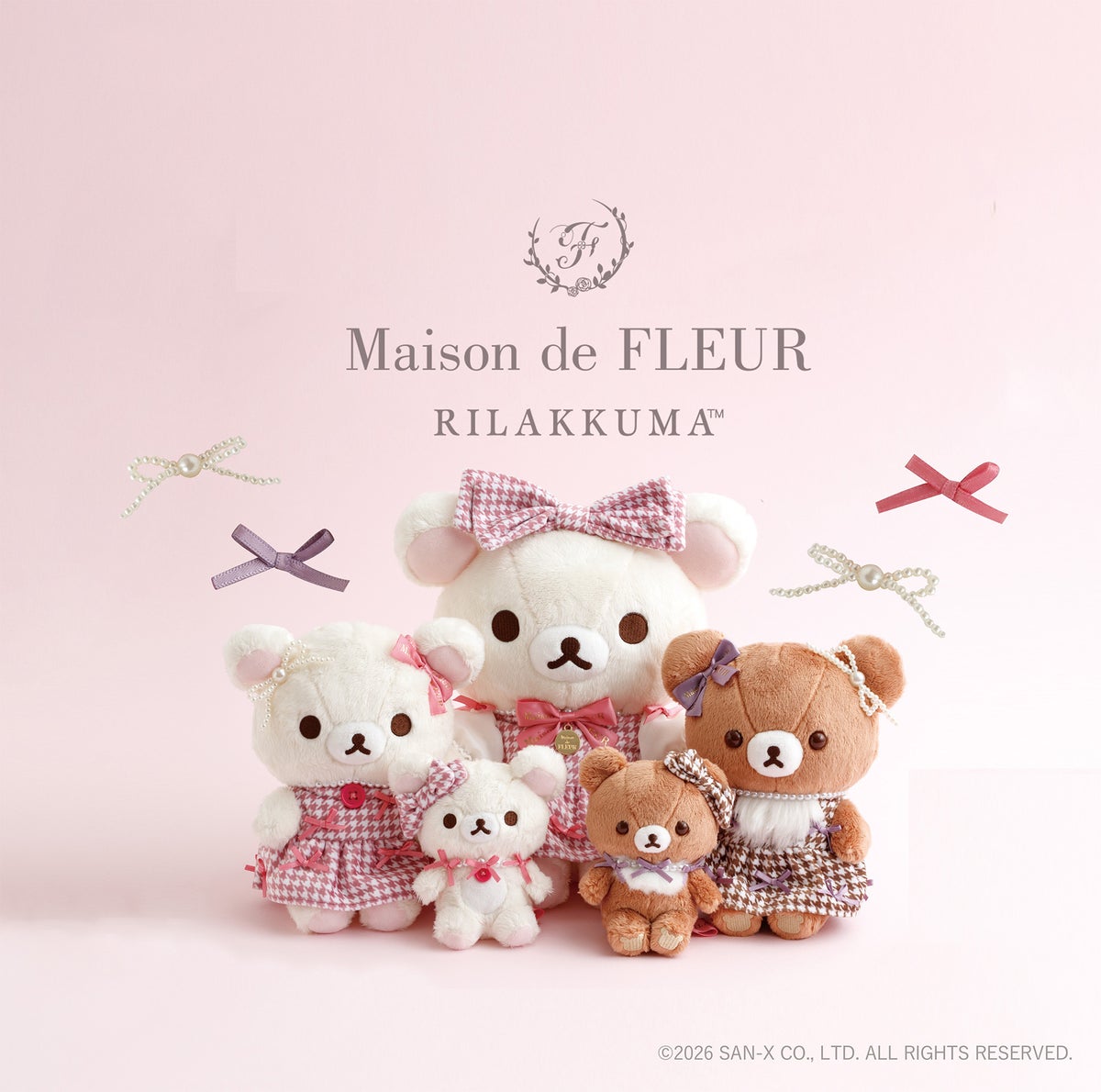 Maison de FLEUR x Rilakkuma Collab: Chairoikoguma Items Arrive in Japan