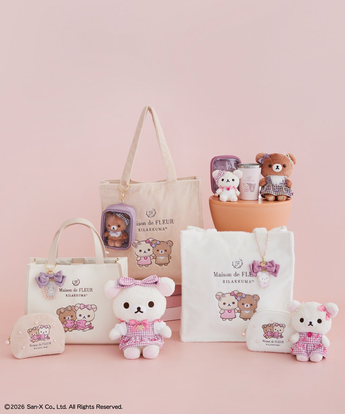 Maison de FLEUR x Rilakkuma Collab: Chairoikoguma Items Arrive in Japan