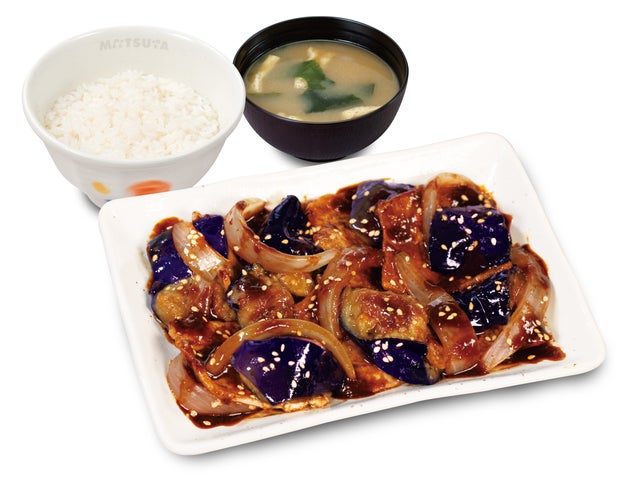 Matsuya Brings Back Pork & Eggplant Spicy Miso Set Meal in Japan September 8