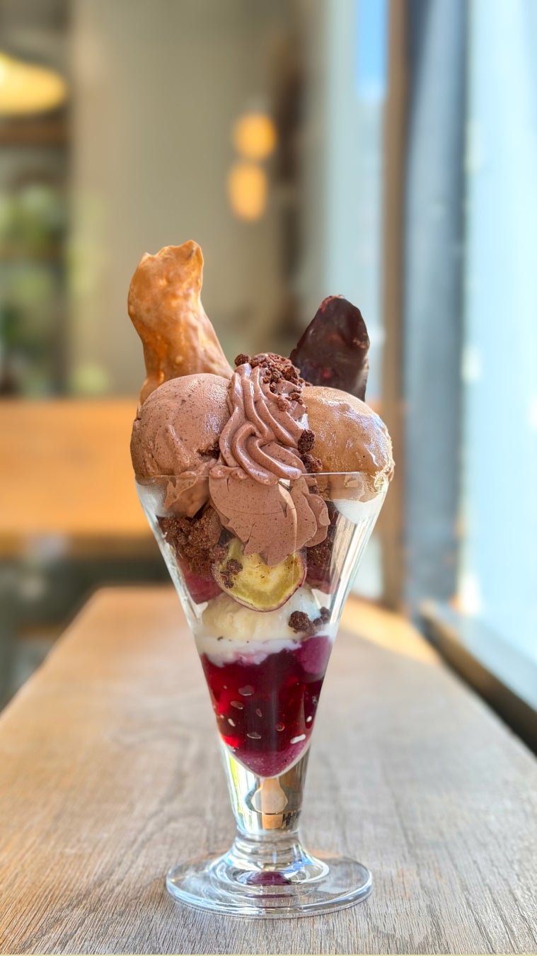 Limited-Run Kimmitsu Imo Parfait at Minimal in Shibuya, Tokyo