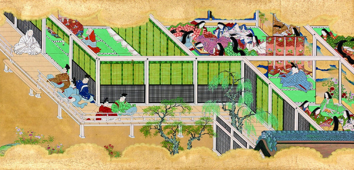 Genji Monogatari Emaki (Moriyasu-hon), Aoi (partial), Edo period, 17th century, Kyoto National Museum