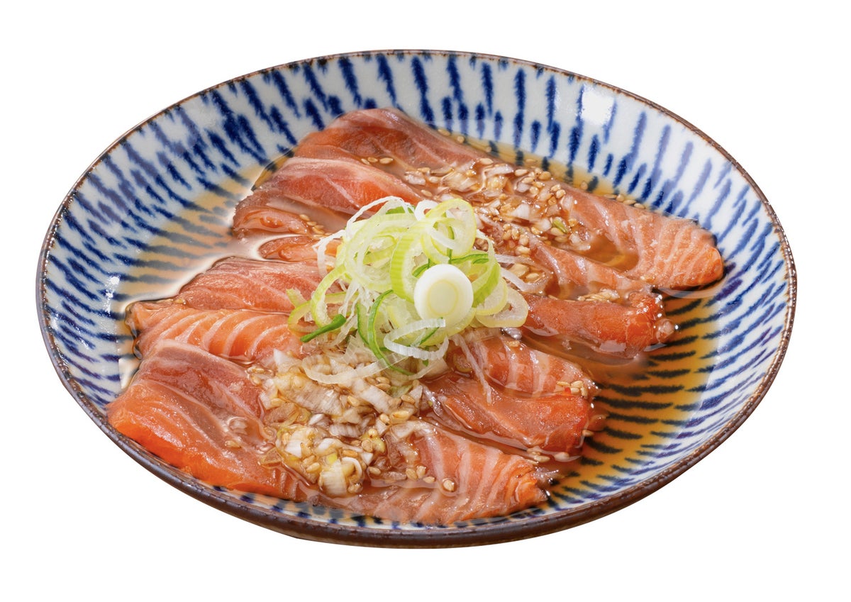 Like Liver Sashimi, Fresh Salmon — ¥880 (tax included)