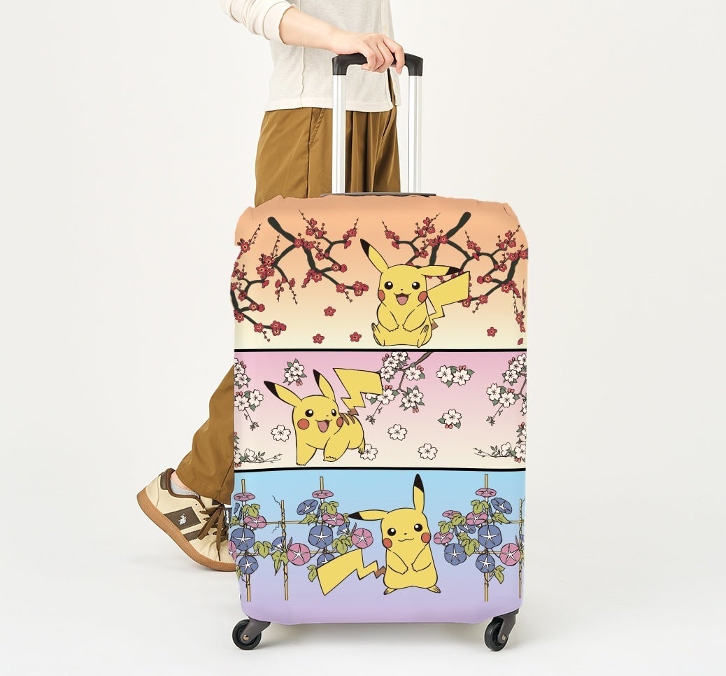 Designs featuring plum, cherry blossom, morning glory flowers, and Pikachu are highlights. (Usage image)