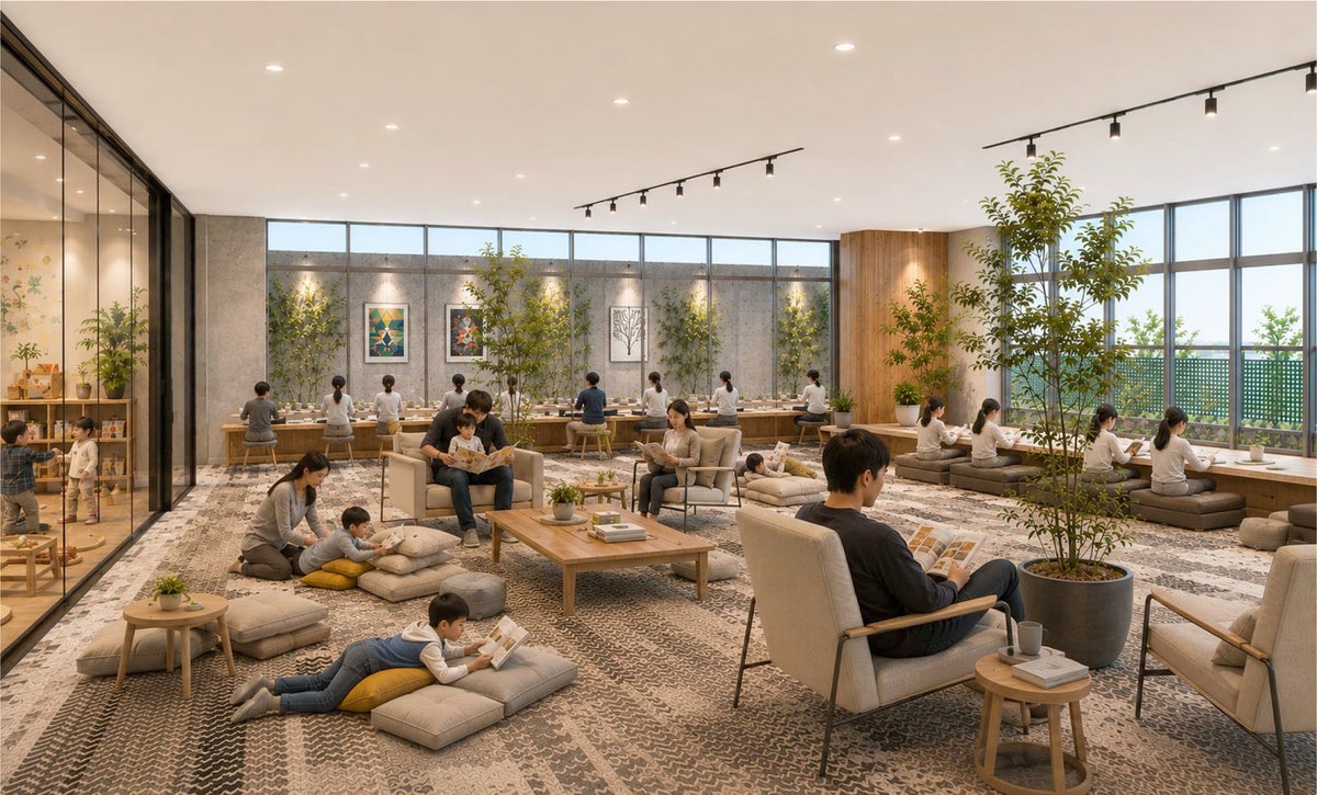 This is a conceptual image of the completed facility.