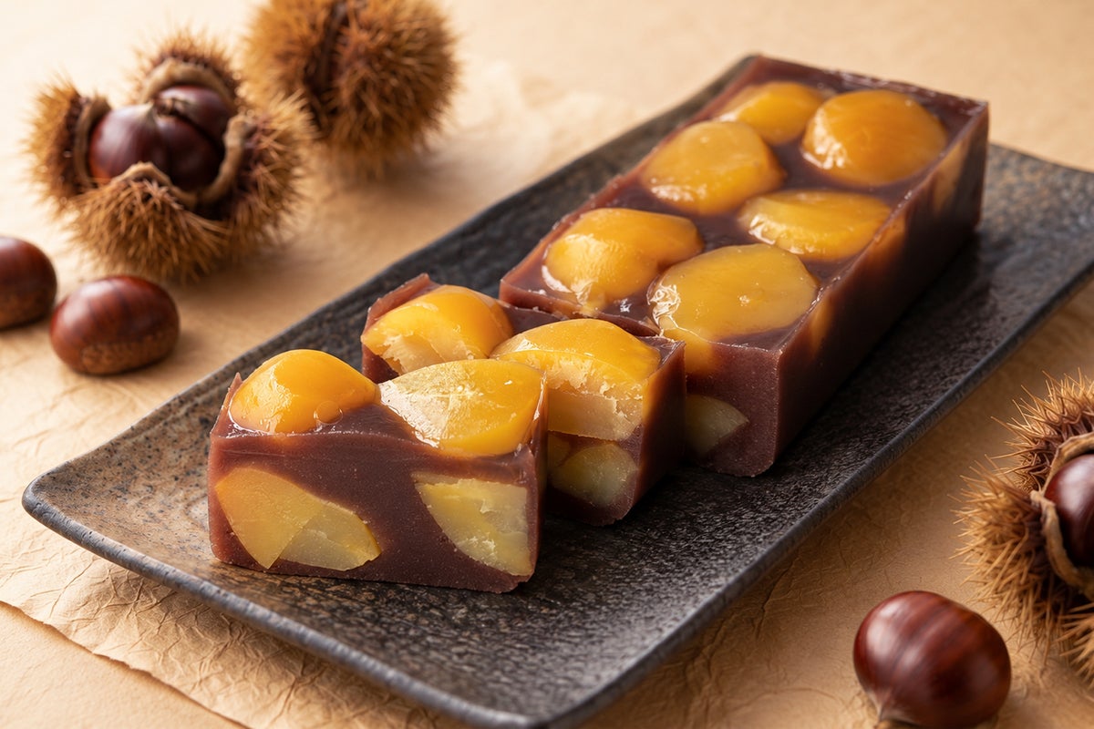 Limited-Run Okashi no Taiyo's Nama Kuri Mushi Yokan Returns in Chiba