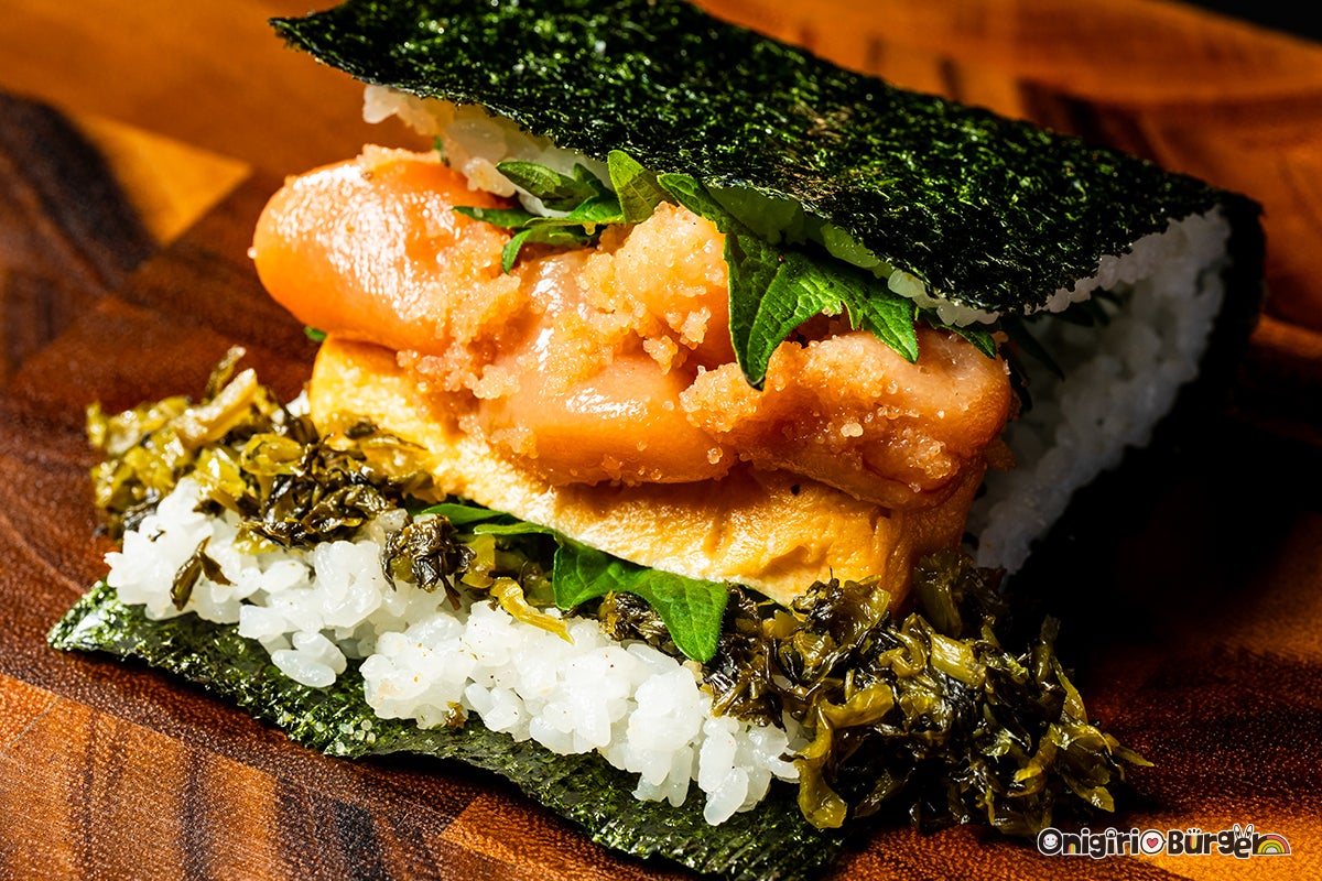 Hakata Menta Dashi-maki Onigiri Burger