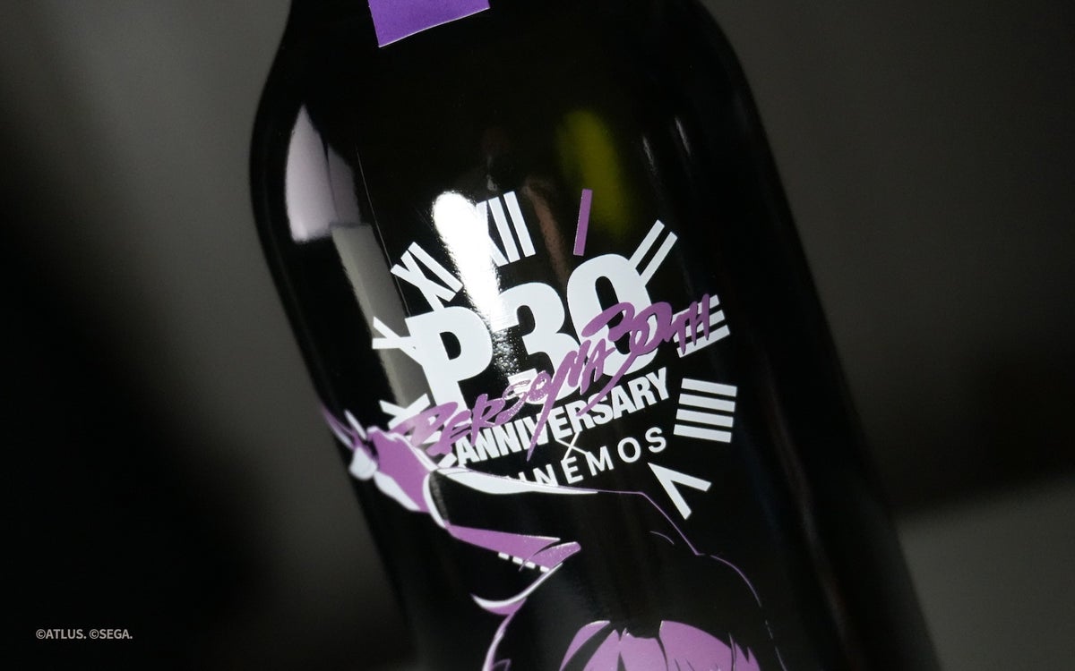 Persona x HINEMOS Launch 30th Anniversary Sake Collab Bottles in Japan