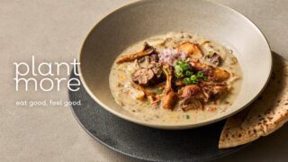Fall Menu: plant more’s Mushroom-Artichoke Chowder in Shinjuku From October 1