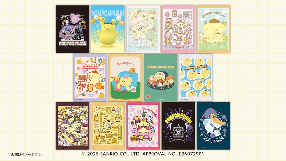 Pompompurin x 7-Eleven: 30th Anniversary Prints from ¥300 in Japan September 12