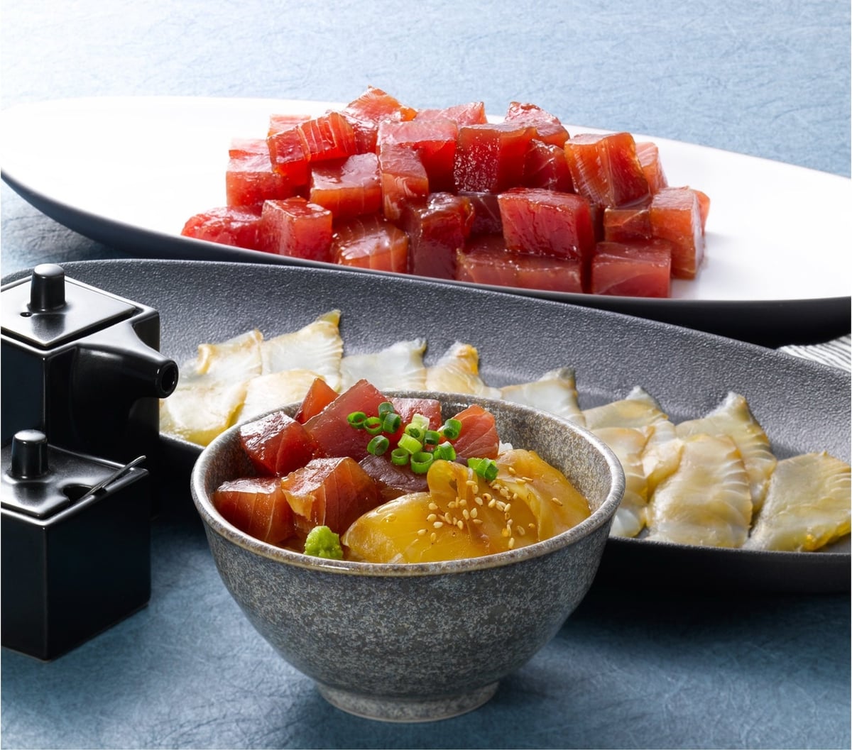 Marinated Tuna and Flatfish