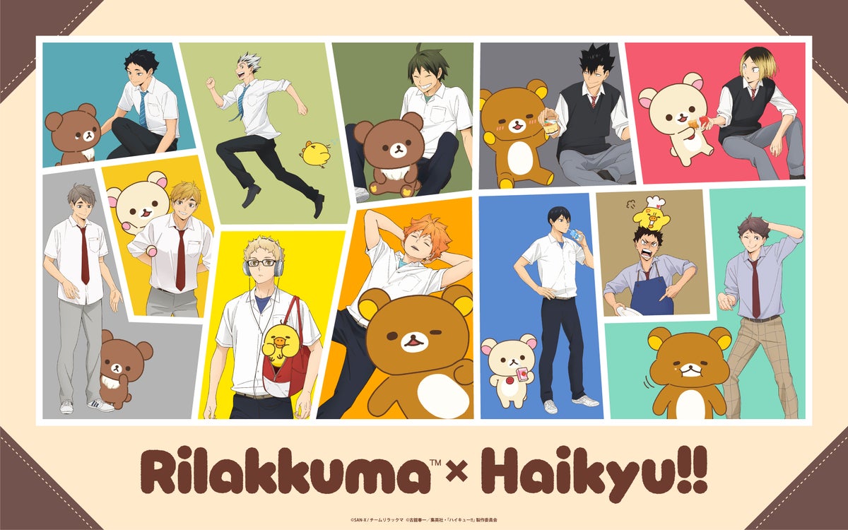 San-X's Rilakkuma x Haikyu!! Collab Brings Pop-Ups to 5 Japanese Cities