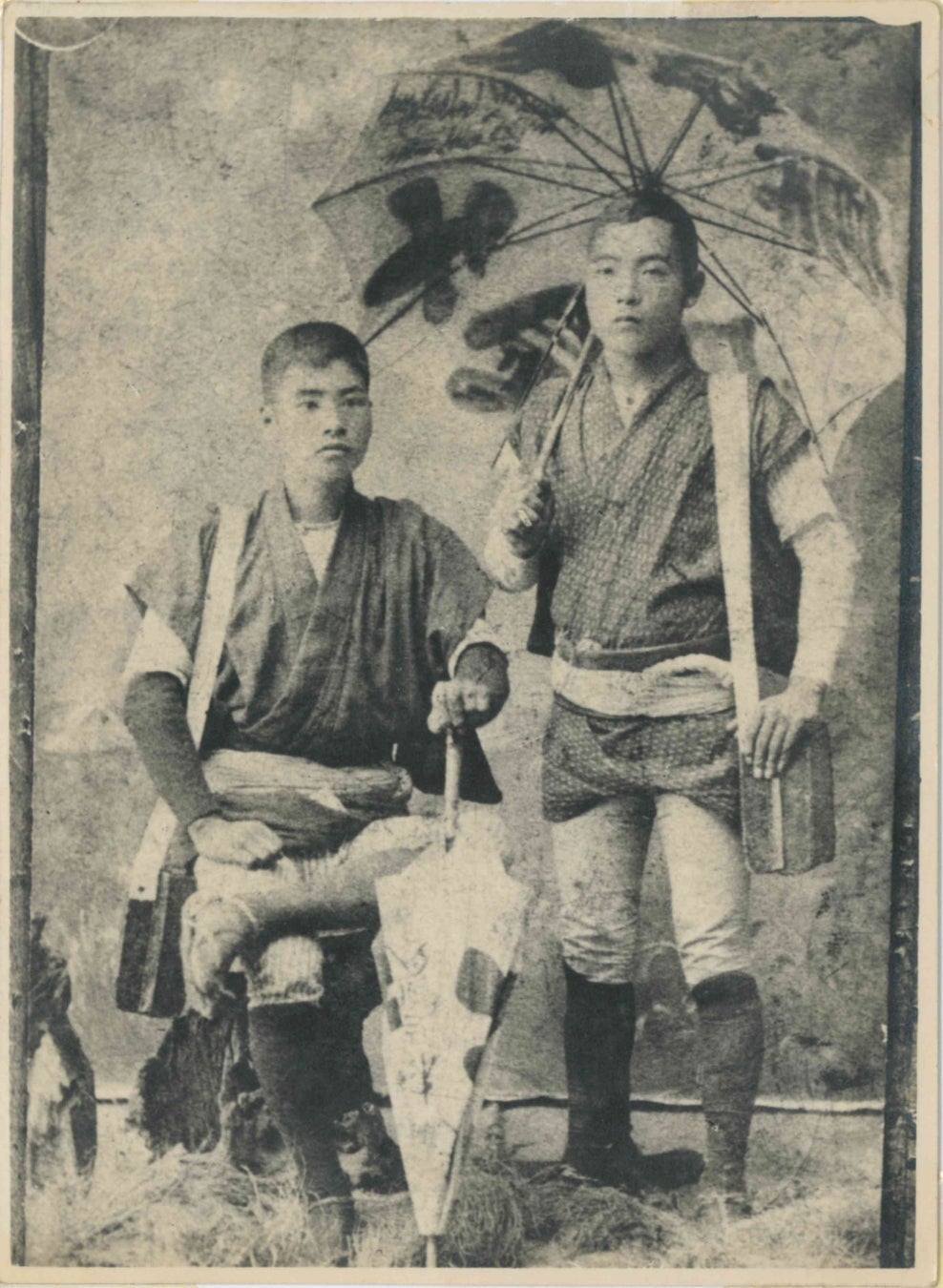 Meiji-era merchant selling Chikinda medicine
