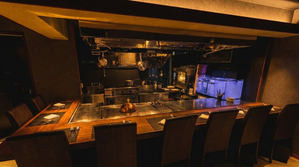 Ginza Teppanyaki Shin Harada interior