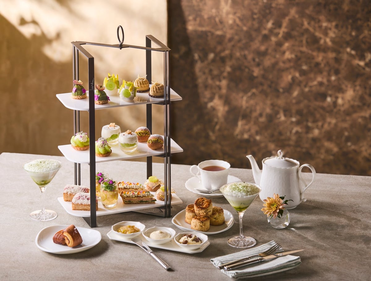All-day French Bistro Jardin's Shine Muscat Afternoon Tea